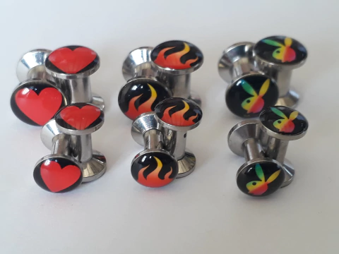 Expansor Tapon Acero con Dibujo !!!