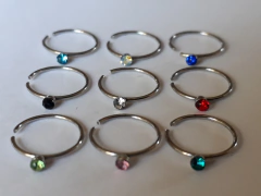 Sin Fin Acero Quirúrgico con Strass !!!