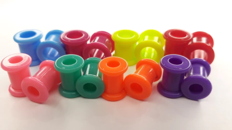 Expansor Acrilico Tunel con bordes !!! c/u