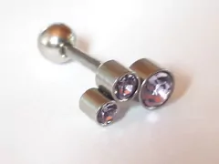 Largo total 14.3mm, Bolita de Acero 4mm,espesor de la barra 1.1mm