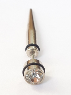 Falso Expansor de Acero Quirúrgico con Strass, 3 modelos, c/u !!