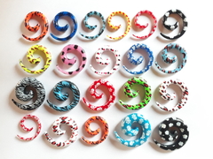 Expansor Acrilico Espiral Fantasia !!!