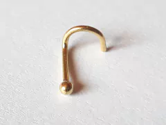 Imagen de Nostril Curvo de Acero Quirurgico !!!