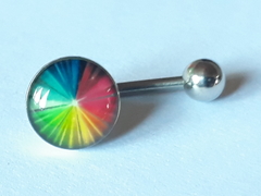Ombligo de Acero con Dibujo Plano !! - tienda online
