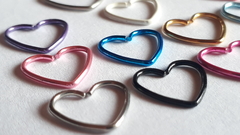 Piercing Helix Corazón de Acero Quirúrgico Anodizado!!!!