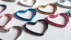 Piercing Helix Corazón de Acero Quirúrgico Anodizado!!!! - comprar online
