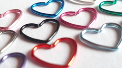 Piercing Helix Corazón de Acero Quirúrgico Anodizado!!!!