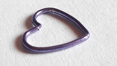 Imagen de Piercing Helix Corazón de Acero Quirúrgico Anodizado!!!!