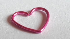 Piercing Helix Corazón de Acero Quirúrgico Anodizado!!!! - tienda online