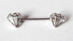 Pezonera de Acero Quirúrgico Diamante !!