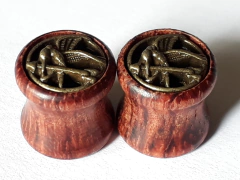 Expansor Túnel Madera con centro de Bronce !!! c/u en internet