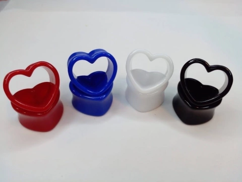 Expansor Tunel Acrilico Corazon Liso !!!! c/u - comprar online