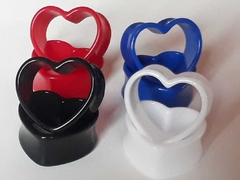 Expansor Tunel Acrilico Corazon Liso !!!! c/u - Miexpansor