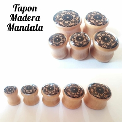 Tapon Madera Mandala
