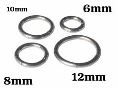 Sin Fin Clicker (bisagra) de Acero Quirurgico Negro, Plateados y Dorados, en 1.2mm !!! - comprar online