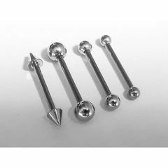 Barbell Recto ' Niple'de Acero Quirúrgico 1.2mm, c/u !!! - comprar online