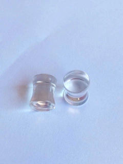 Expansor Tapón Acrílico Transparente !!! c/u