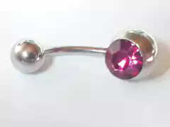 Ombligo de Acero Quirurgico con Strass !!! - Miexpansor