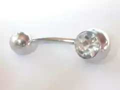 Imagen de Ombligo de Acero Quirurgico con Strass !!!