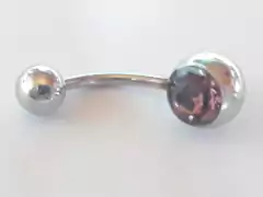 Ombligo de Acero Quirurgico con Strass !!!