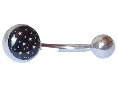 Ombligo redondo de Acero Quirúrgico con Dibujo!!!! - tienda online