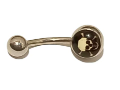 Ombligo de Acero con Dibujo Plano !! - Miexpansor