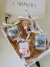 Kit 4 Enfeites de Natal - Bola com flores desidratadas + foto polaroide