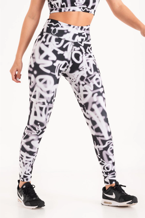 LEGGIN GRAFITY B&W