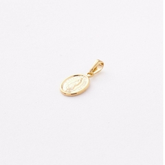 DIJE GUADALUPE 9MM ORO LAMINADO 18K - comprar online