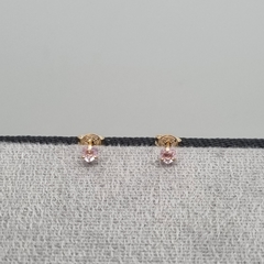 TOPO CHISPA CORAZÓN ORO LAMINADO 18K - comprar online
