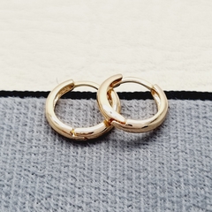 CANDONGA CLICK LISA 13MM ORO LAMINADO 18K
