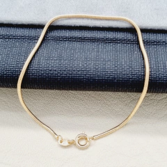 PULSERA COLA DE RATÓN ORO LAMINADO 18K
