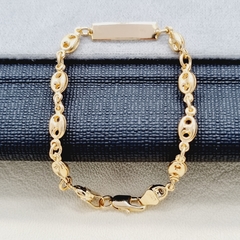 PLACA GUCCI ORO LAMINADO 18K