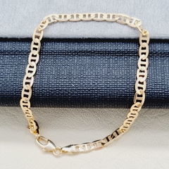 PULSERA ESCALERA ORO LAMINADO 18K