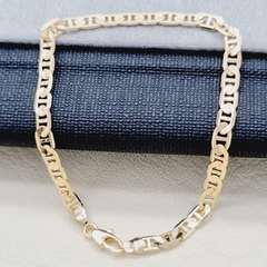 PULSERA ESCALERA ORO LAMINADO 18K