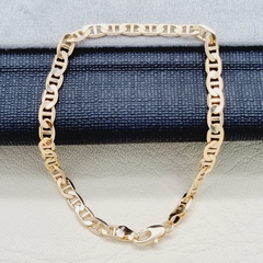 PULSERA ESCALERA ORO LAMINADO 18K