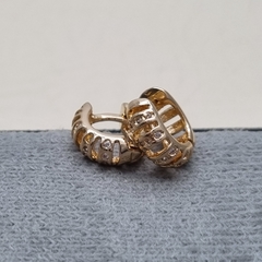 CANDONGA TROQUEL CIRCON ORO LAMINADO 18K