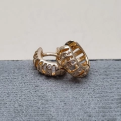 CANDONGA TROQUEL CIRCON ORO LAMINADO 18K