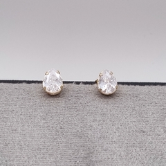 TOPO GOTA CIRCON ORO LAMINADO 18K
