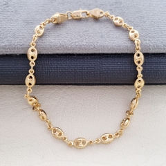 PULSERA GUCCI ORO LAMINADO 18K