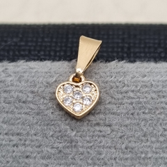 DIJE CORAZON MINI ORO LAMINADO 18K