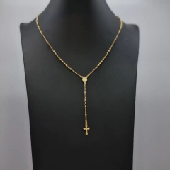 ROSARIO BALIN 2.5MM ORO LAMINADO 18K