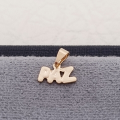 DIJE PAZ ORO LAMINADO 18K