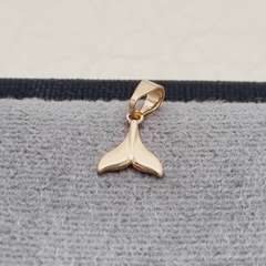 DIJE COLA SIRENA ORO LAMINADO 18K