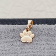 DIJE LAMINA HUELLA MINI ORO LAMINADO 18K