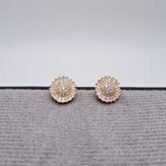 TOPO MANDALA DIAMANTADA ORO LAMINADO 18K