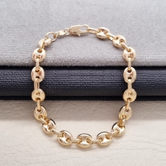 PULSERA GUCCI GRUESA ORO LAMINADO 18K