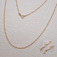 TEJIDO SINGAPUR 50CM ORO LAMINADO 18K