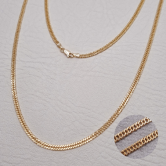 TEJIDO BARBADO ORO LAMINADO 18K