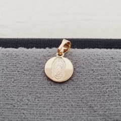 DIJE VIRGEN DE GUADALUPE SENCILLA MINI ORO LAMINADO 18K